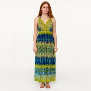 Cleo Petites/ Sleeveless maxi dress/ Vibrant summer colours/ Beading/  Size US S
